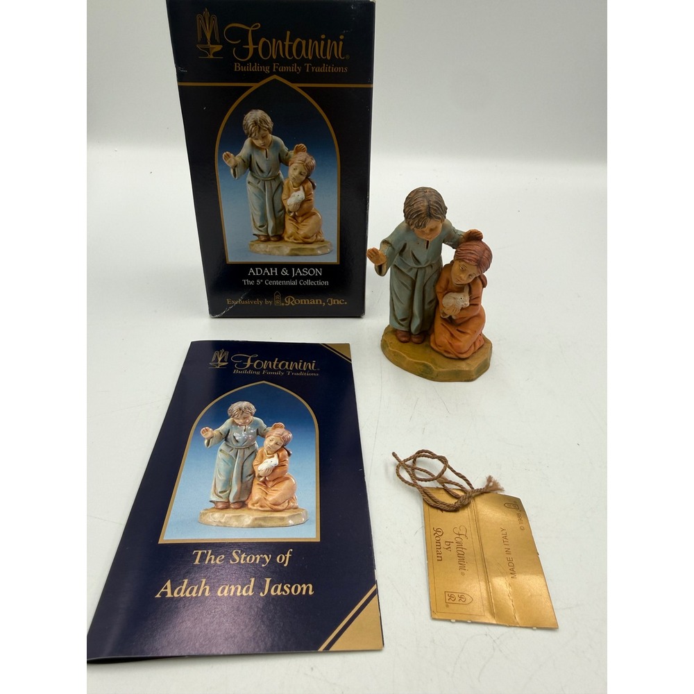 Fontanini Adah & Jason 5" Centennial Collection Figurine 54004 Roman Inc Italy